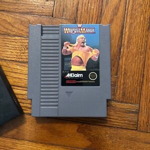WWF WrestleMania Nintendo NES Game Cartridge NES-WM-USA Hulk Hogan Acclaim